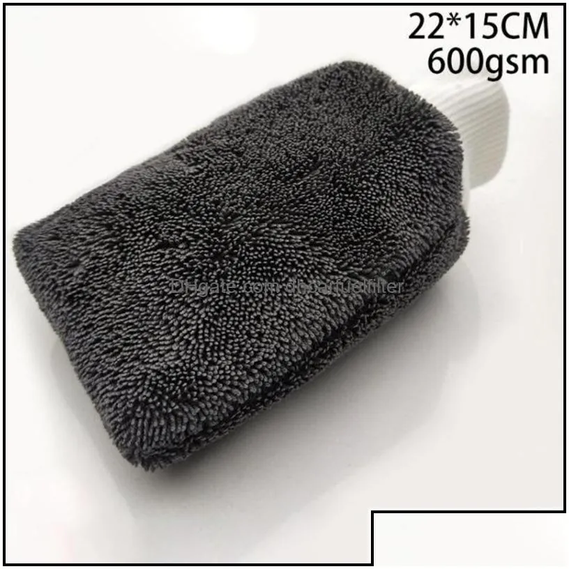 car sponge wash microfiber braid cloth gloves thick cleaning miwax detailing brush care tools suppliescar drop delivery automobiles mo