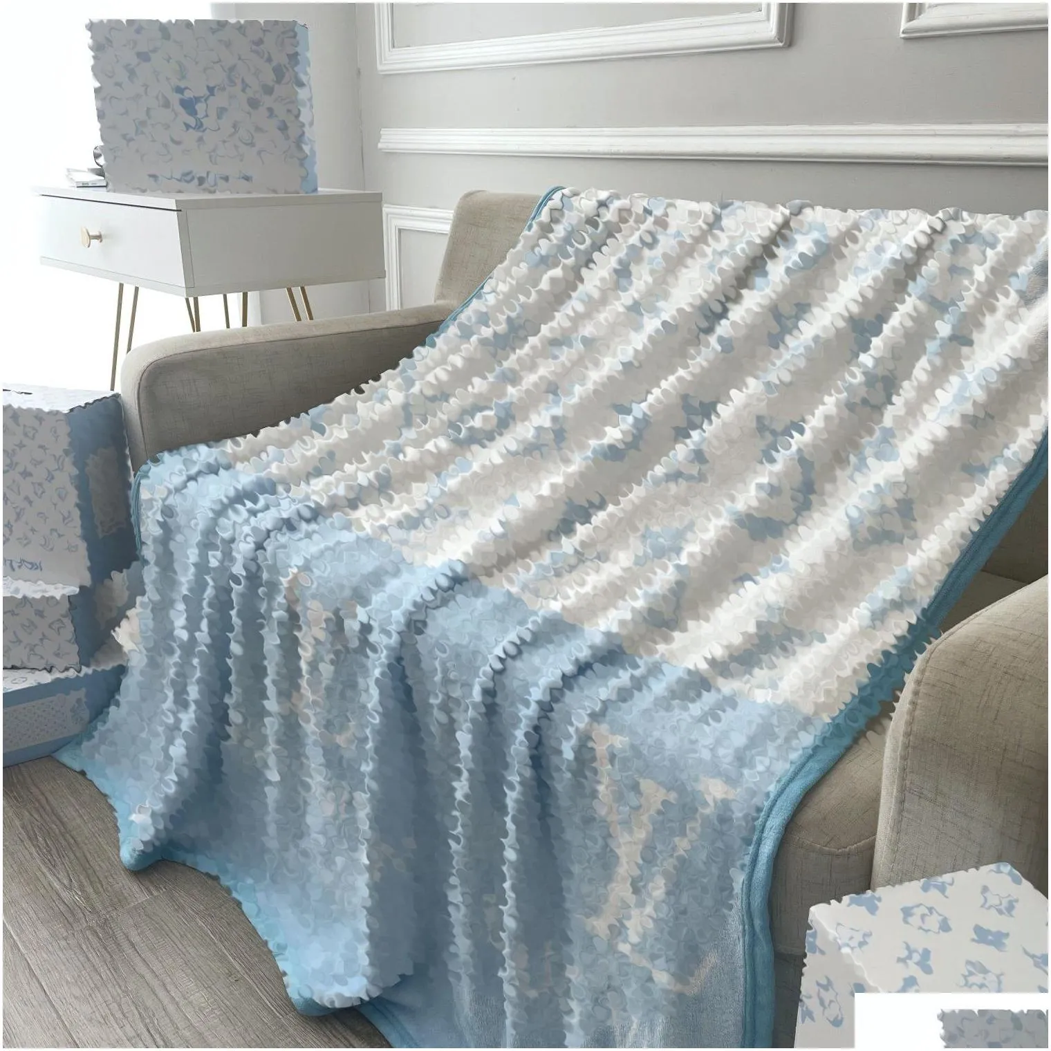 designer blanket 150x200cm brand letter l air fashion conditioning travel bath towel soft winter fleece shawl throw blankets ht1521