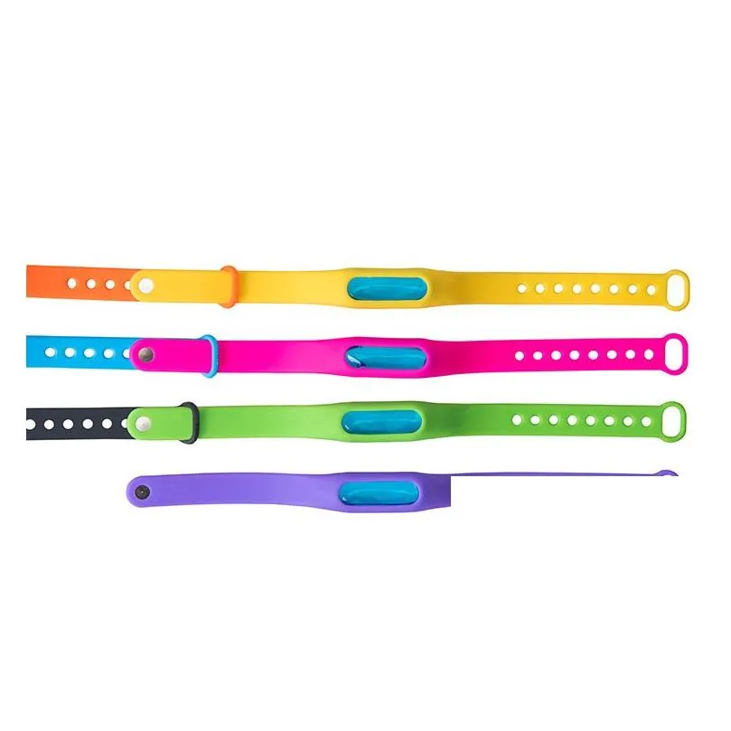 pest control kid mosquito repellent bracelet sile wristband summer plant  oil capse band