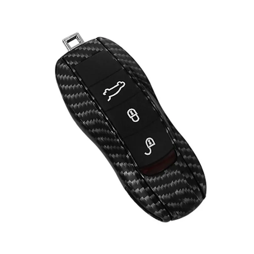 car key case cover shell fob for porsche panamera cayman macan 718 911 accessories key case for car