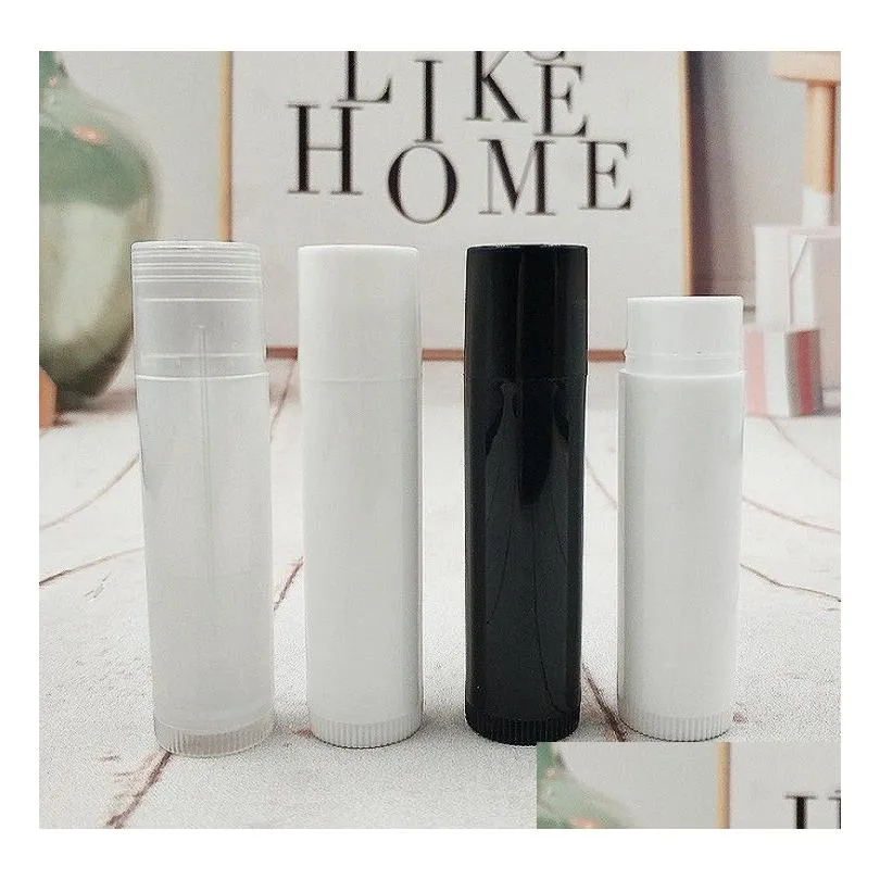 wholesale 5g empty clear lip balm tubes containers transparent lipstick bottles fashion cool lip tube refillable bottle