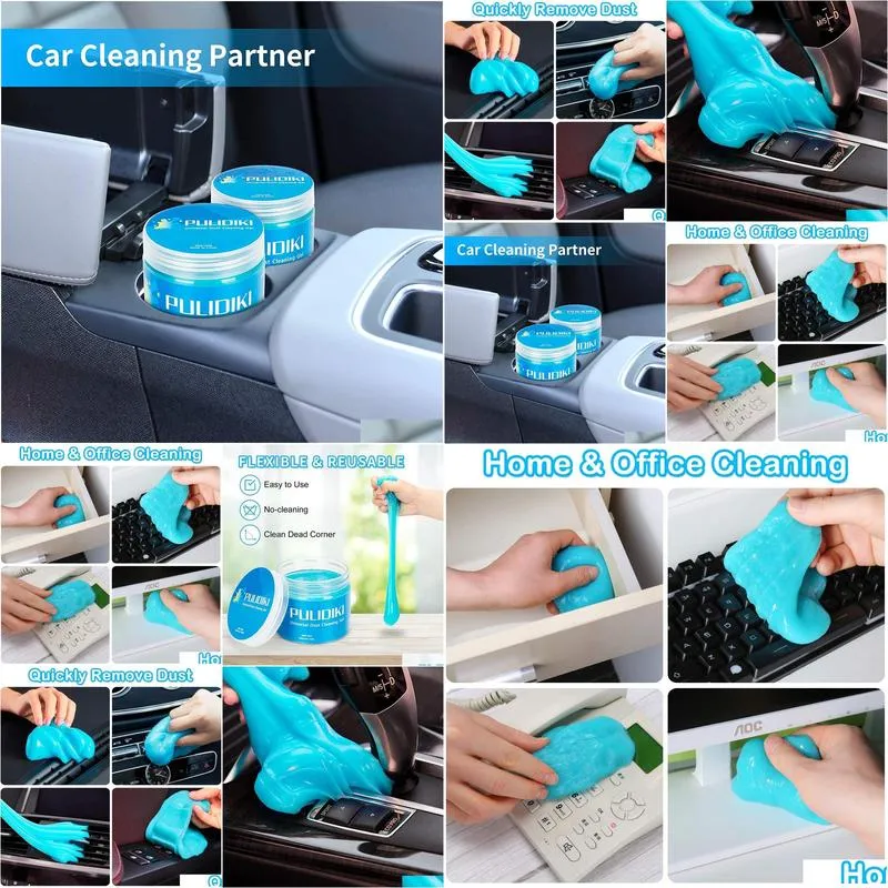 car cleaning gel is applicable to car vents pcs laptops cameras dirt gap cleaner exhaust trim
