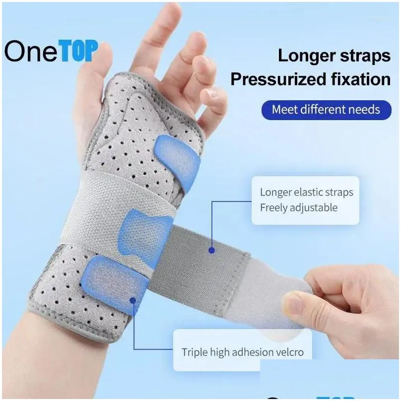 wrist support aluminium plate sheet brace pad protector gym fitness mouse gestures stable durable palm