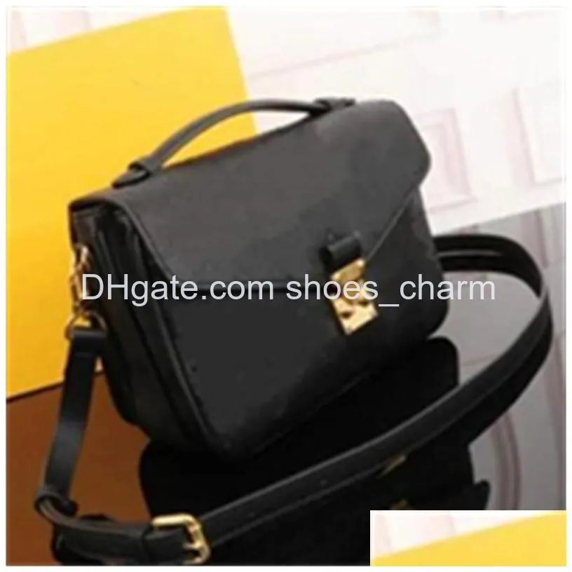 luxury handbag shoulder bag brand designer seam leather ladies metal chain quality clamshell messenger gift box wholesale tignanello purse large size