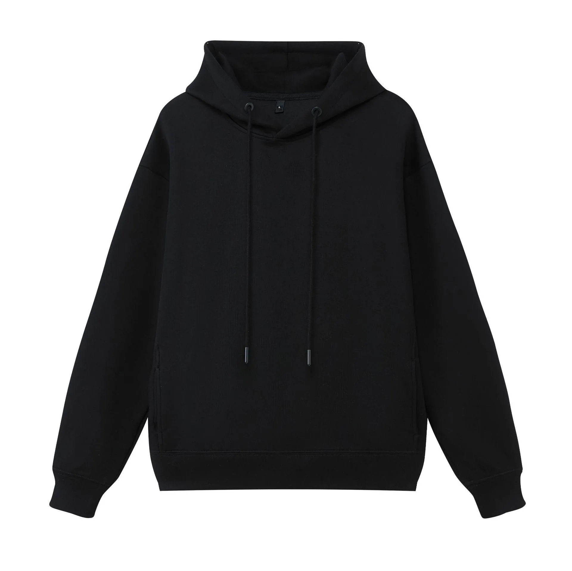 heavy baggy 380g off-shoulder hoodie for men autumn and winter long sleeved student pullover for women