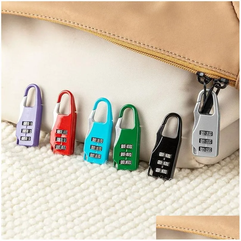 mini dial digit lock number code password combination padlock security travel safe lock padlock luggage locks two shapes