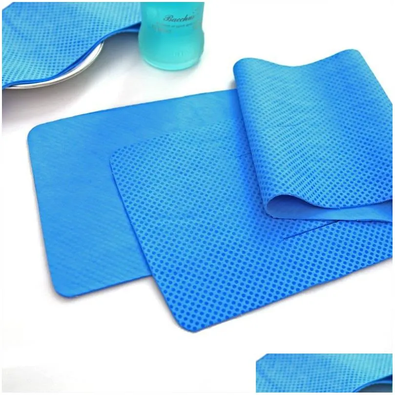 cold towel exercise sweat summer ice towel 80x16cm sports cool towel pva hypothermia cooling