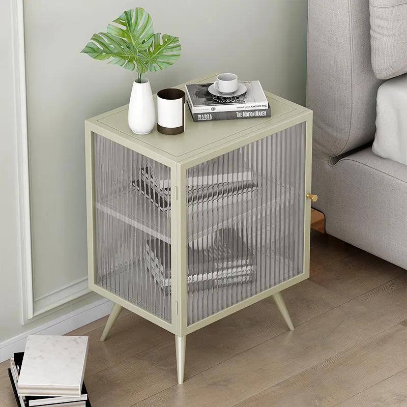 nightstand modern simple small bedroom mini bedside cabinet air bedside shelf ultra-narrow