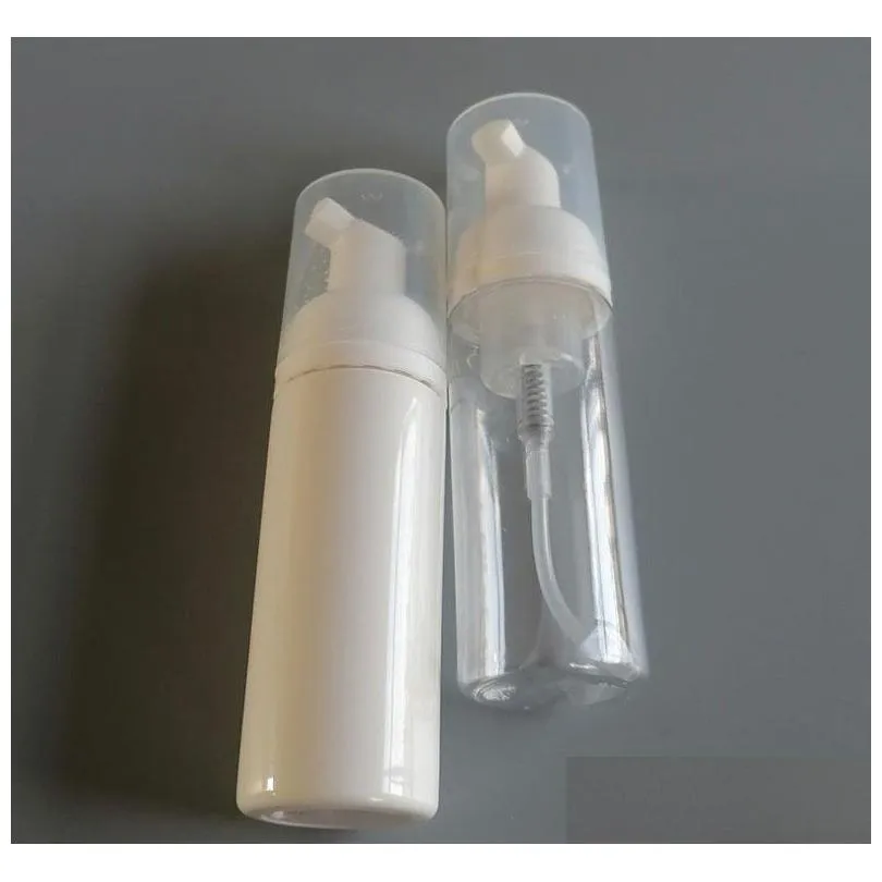 wholesale 50ml travel foamer bottles empty plastic foam pump bottles used as hand wash soap mousse cream dispenser bubbling bottle
