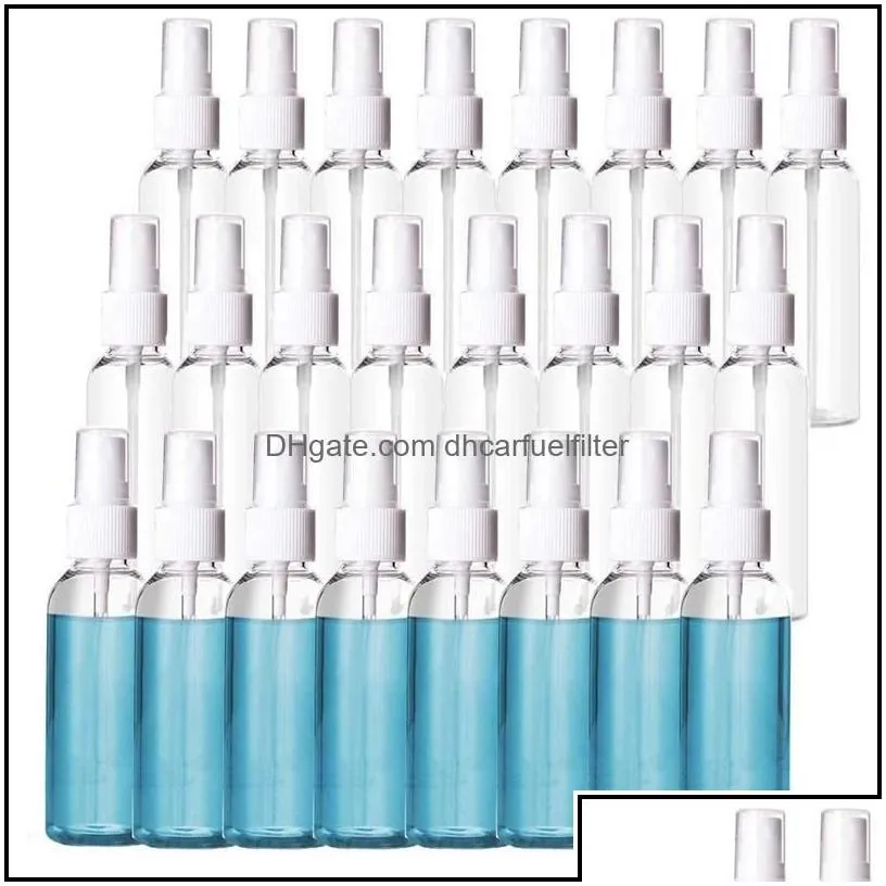 car cleaning tools 24 pack 2oz plastic clear spray bottles refillable 60ml fine mist sprayer for  oils travel drop delivery a