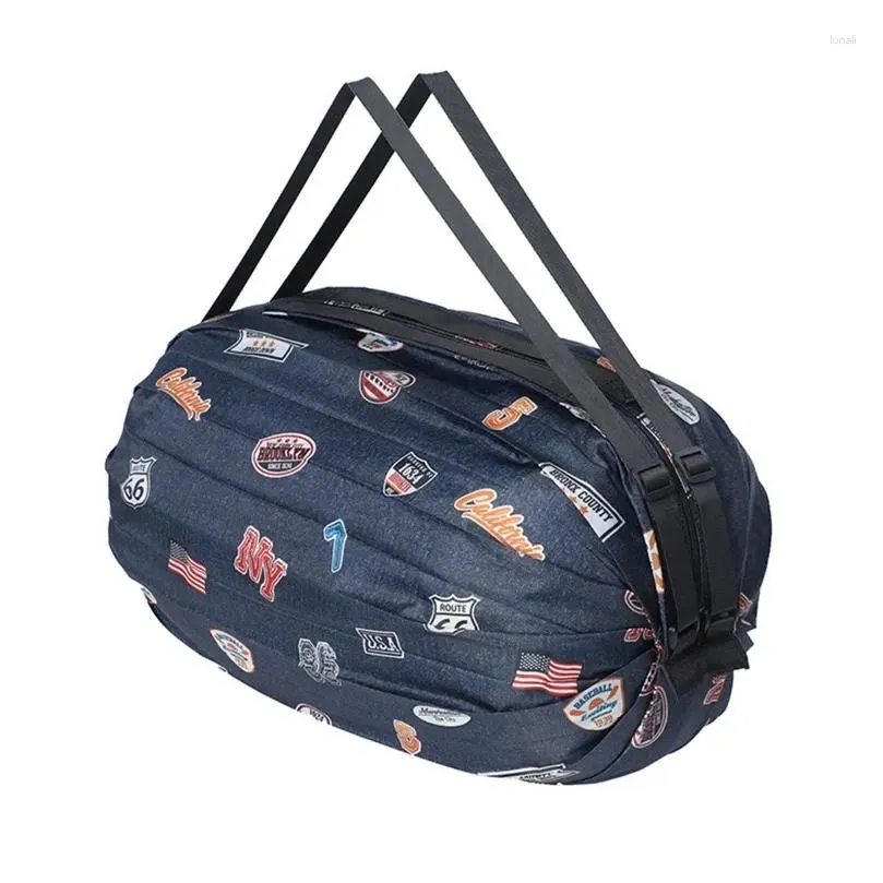 storage bags portable foldable shopping bag large capacity multipurpose sports