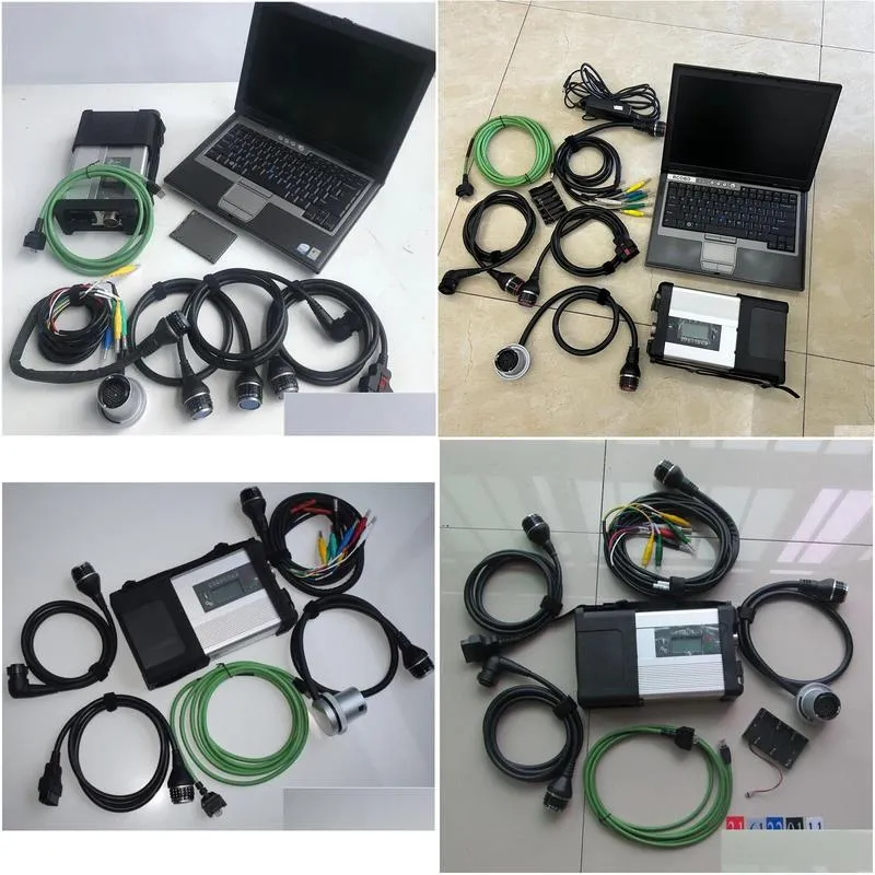 mb star sd c5 diagnostic tool 2023.09v hdd/ ssd hht-win-das-xentry with laptop d630 for dell 4gb ram installed with hdd/ ssd full set ready to