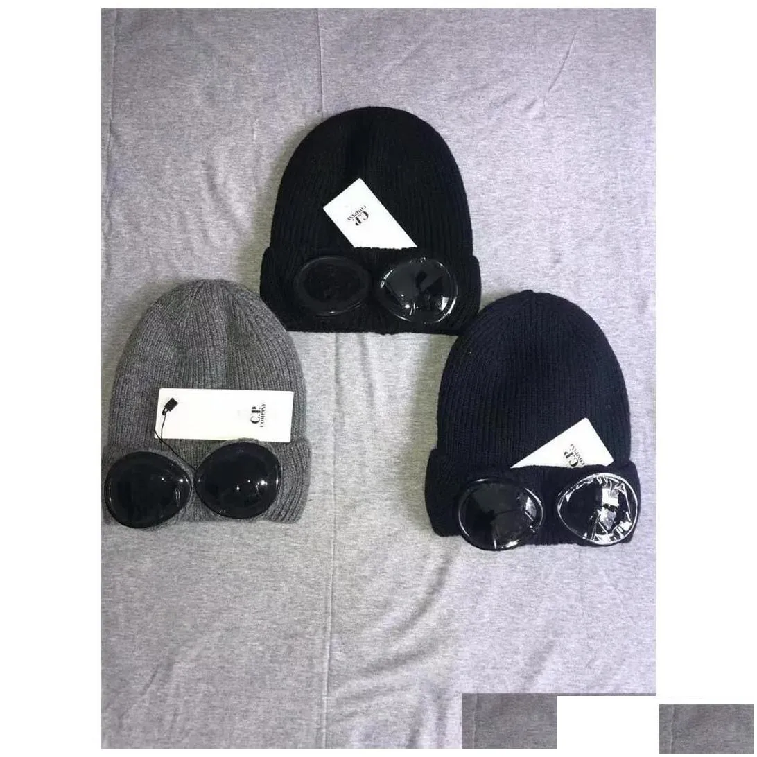 beanies two glasses cautumn winter warm ski hats knitted thick skl caps hat goggles beanies2856774 sports outdoors a drop