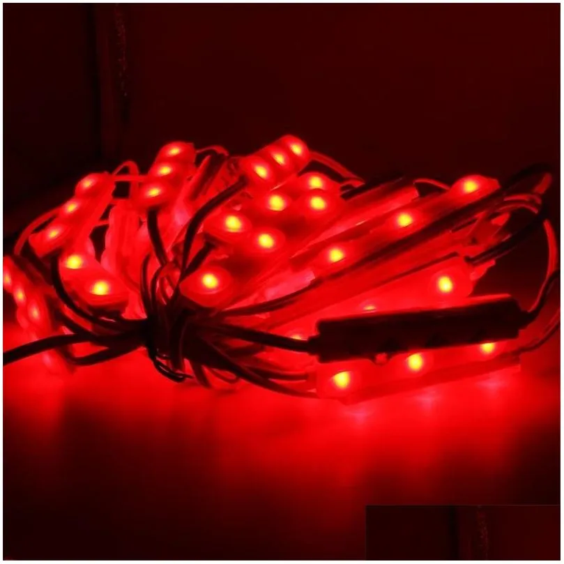 super bright 5630 led module light advertising lamp 1.5w 3 leds sign backlights 12v ip68 waterproof cool white red blue