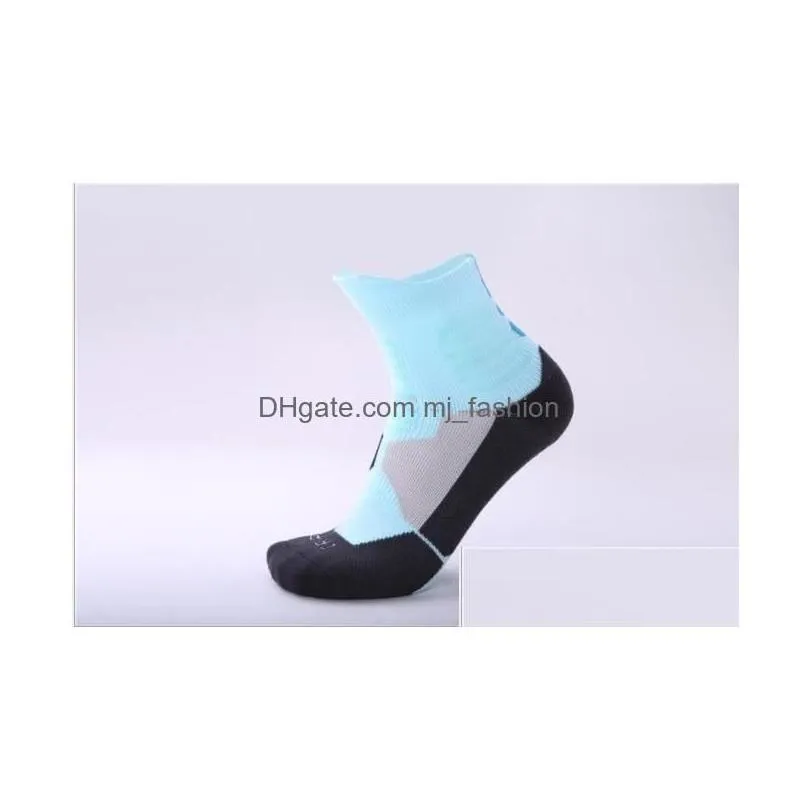 sports socks elite basketball socks men and women breathable sweat odour sports towel bottom thickening friction proof middle tube dro