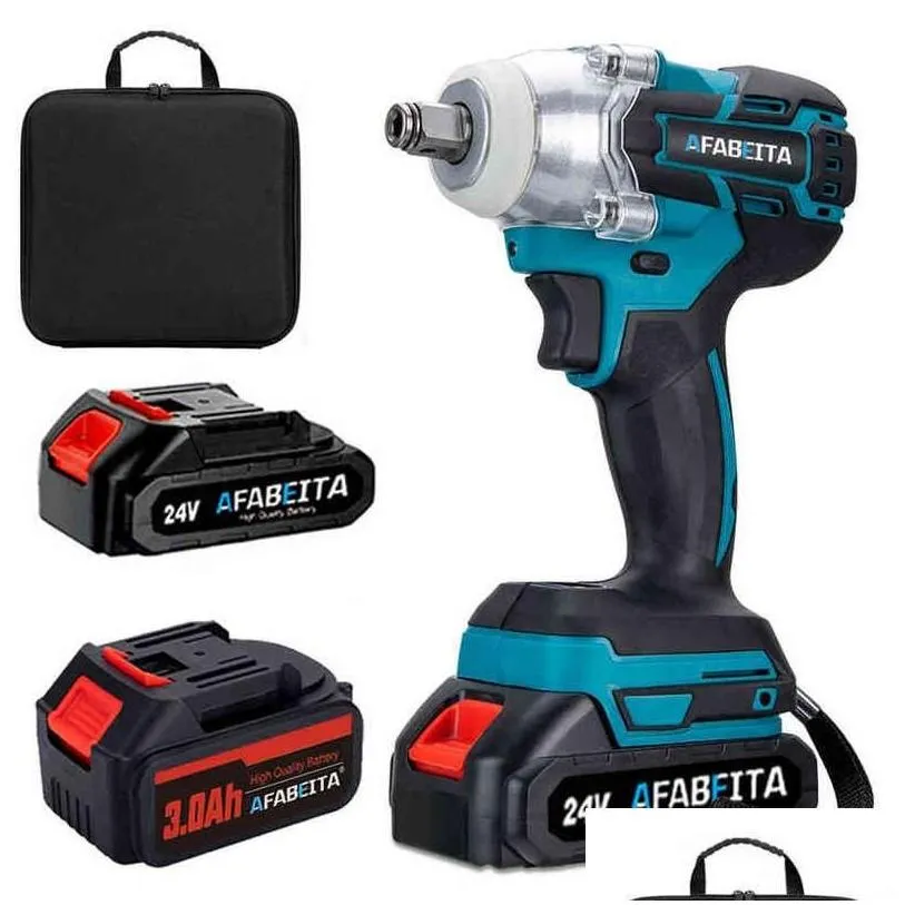power tool sets 21v electric impact wrench brushless wrenchs cordless with liion battery hand drill installation tools h220510 drop