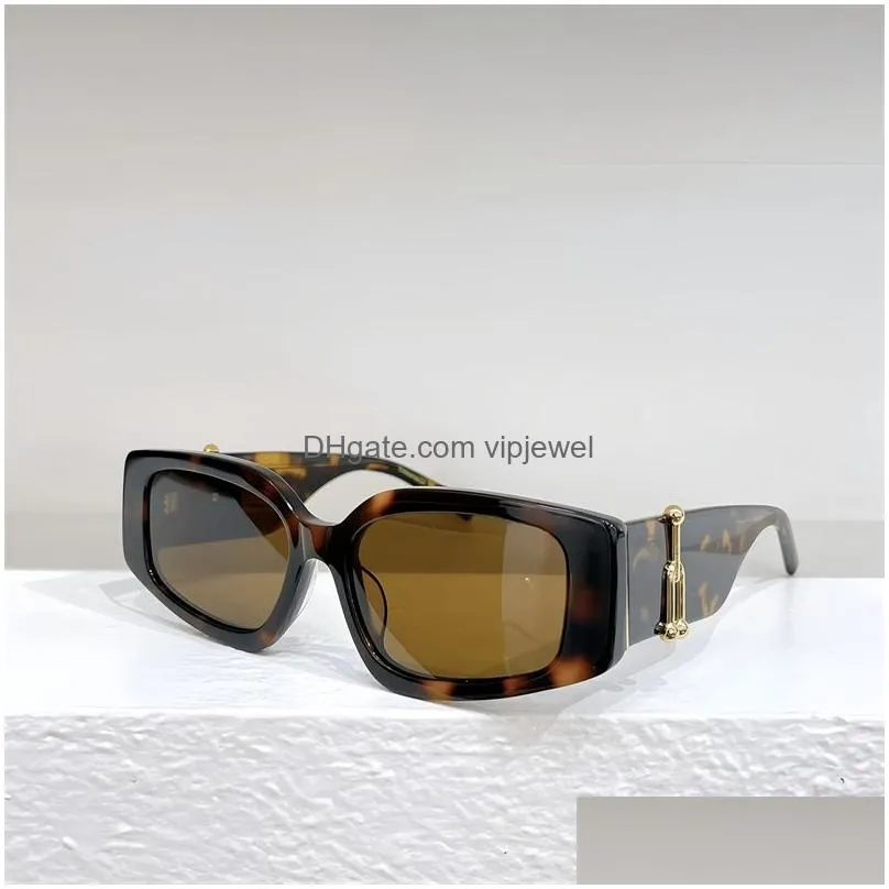 mens and womens sunglasses summer style unisex sunglasses anti-uv fashion lens plate full frame fashion shiny glasses comes with box and