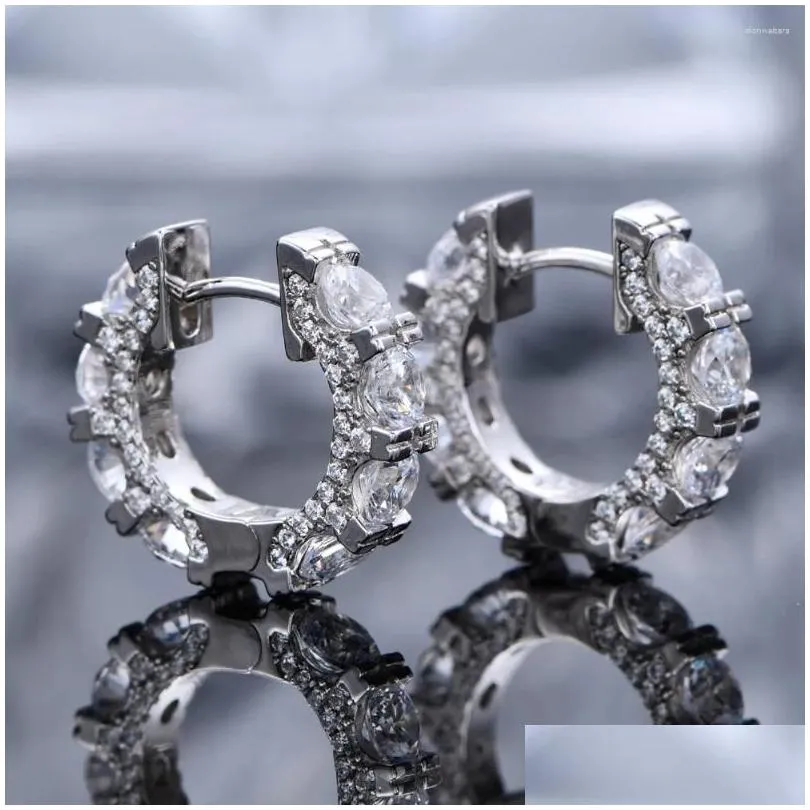 stud earrings 2024 autumn product diamond temperament wholesale 925 silver ear buckle high-end european and american