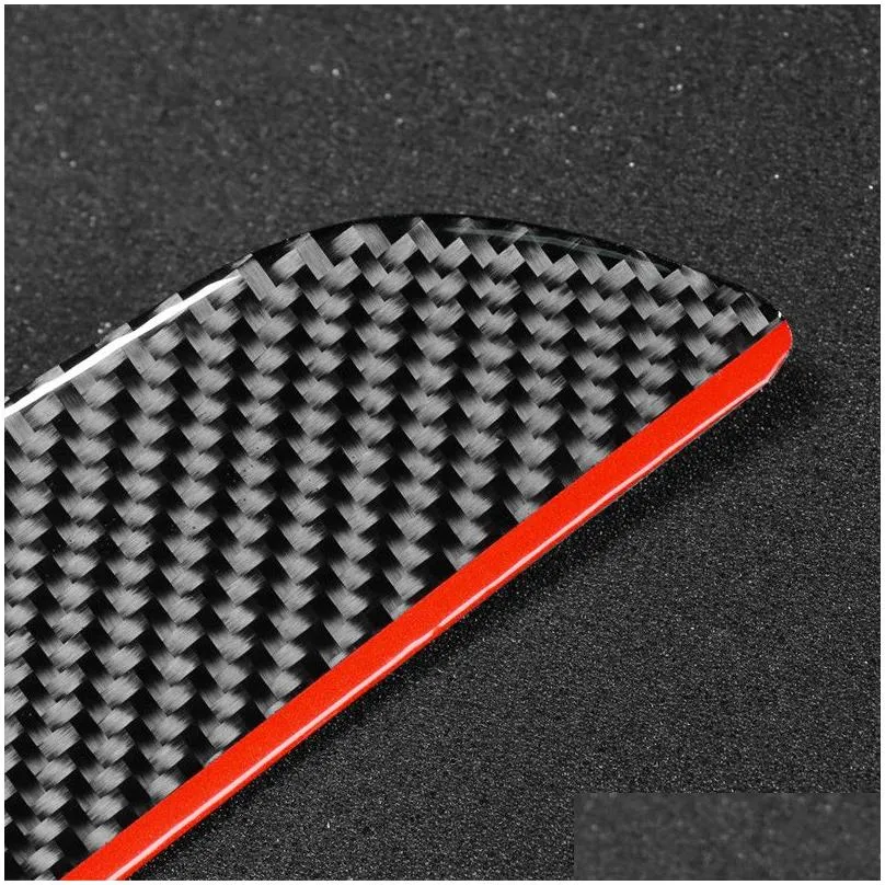 car interior moulding carbon fiber door panel trim cover copilot dashboard panel auto sticker car styling for audi q3 2013-2018