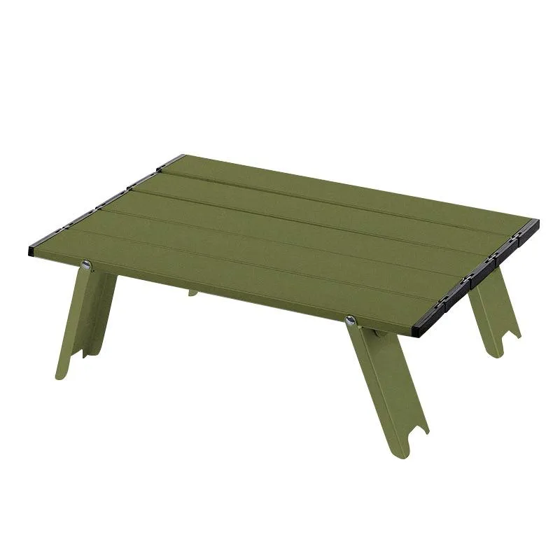 portable camping folding table aluminum outdoor folding table portable all-in-one beach table picnic table