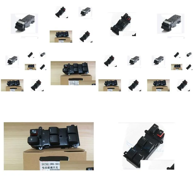 35750-swa-k01 power window master control switch for 2007-2011 honda cr-v crv