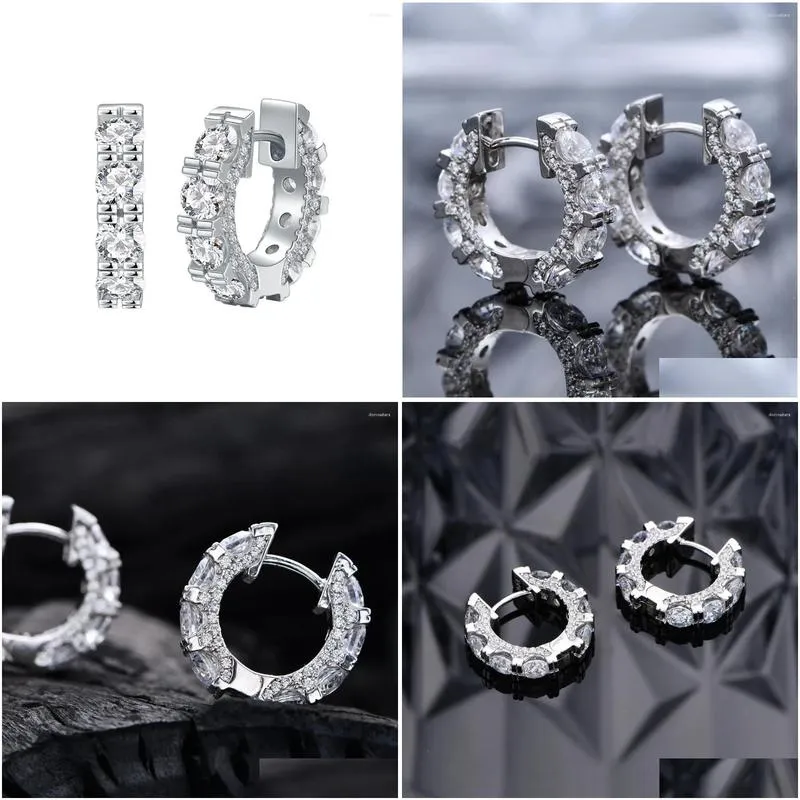 stud earrings 2024 autumn product diamond temperament wholesale 925 silver ear buckle high-end european and american