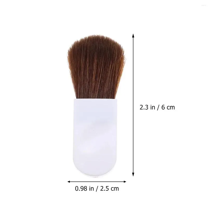 makeup brushes flat blush brush travel foundation small for cheeks pvc lady tools