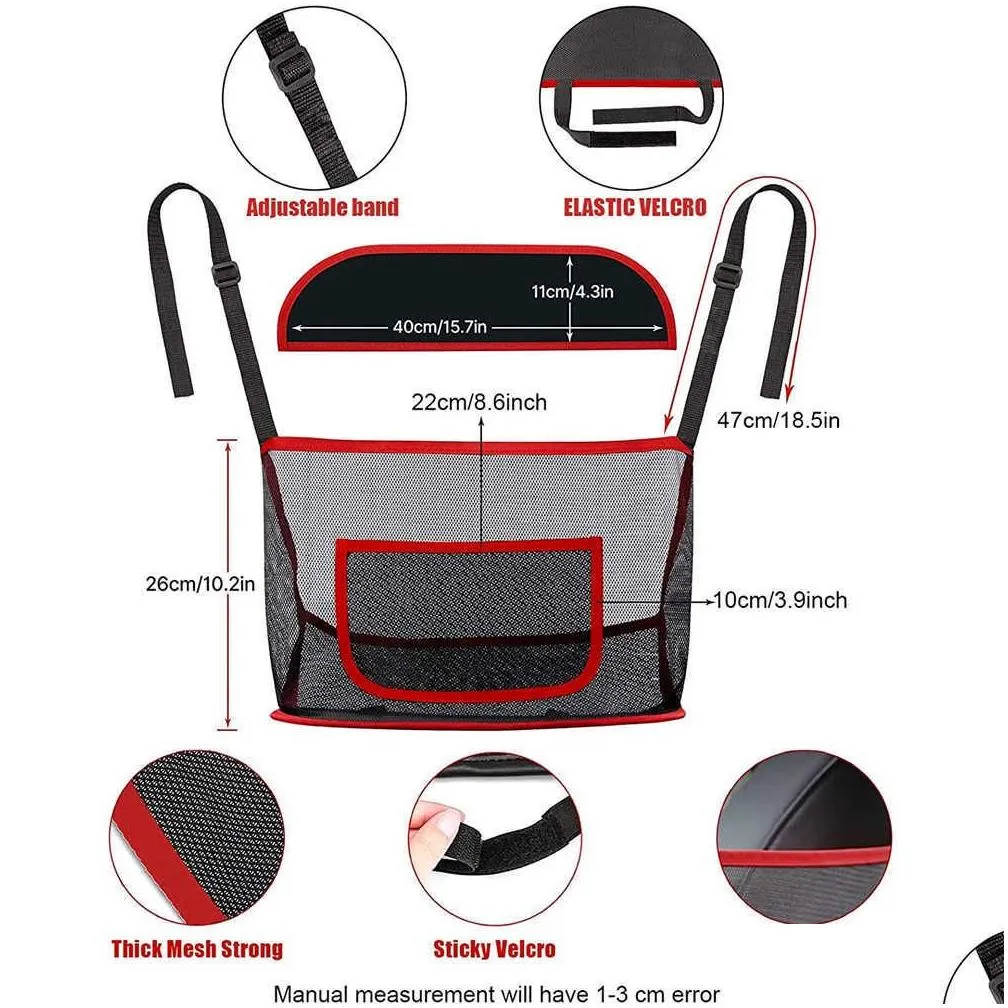 new car net pocket handbag holder car seat storage between seat storage pet net barrier dog net barrier auto interior accessories
