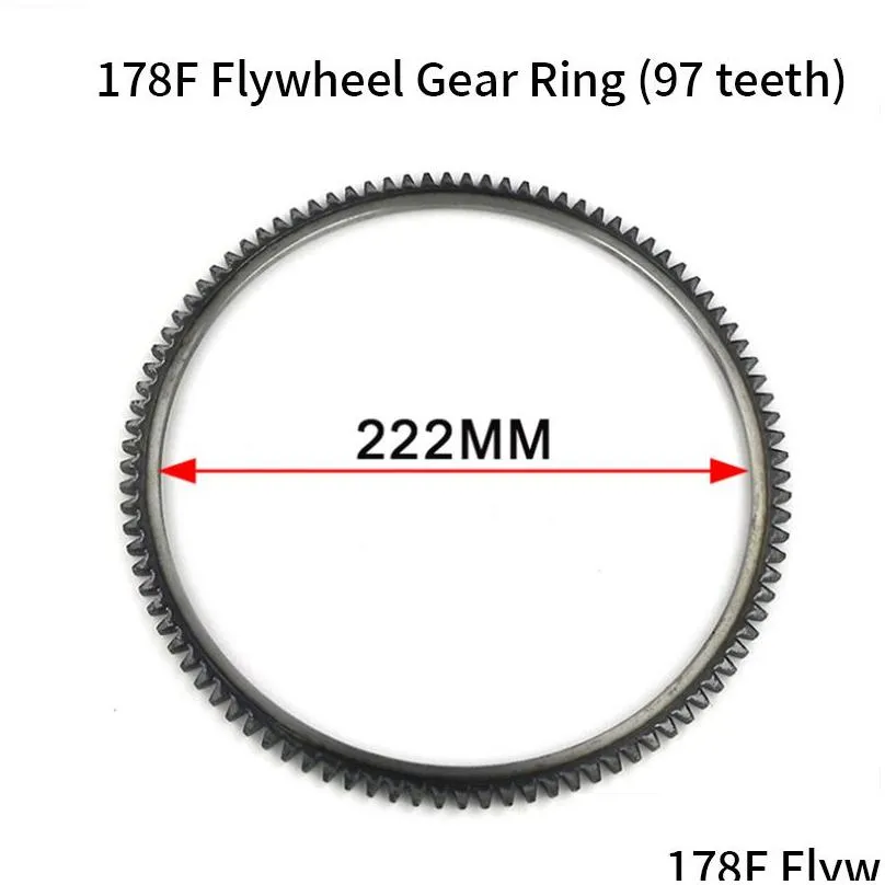 auto parts flywheel tooth ring diesel engine parts 173/170f attachment