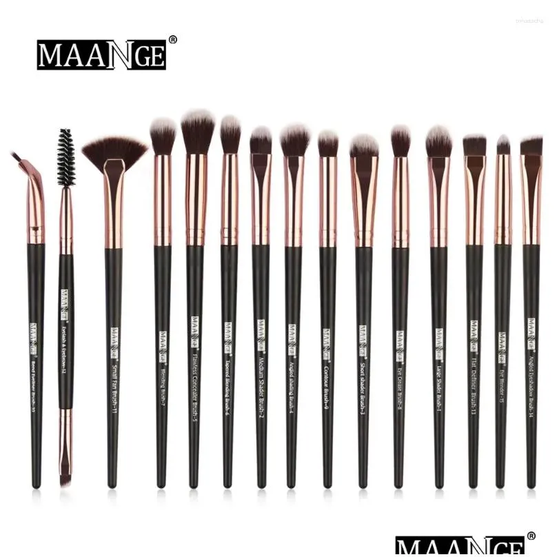 makeup brushes synthetic bristles eye shadow brush long-lasting tools eyelash easy to use soft essentials