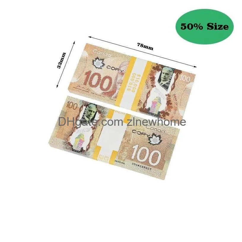 Other Festive & Party Supplies Mysterious Blind Box Toy Party Replica Us Fake Money Kids Play Or Family Game Paper Copy Banknote 100Pc Dhtwy