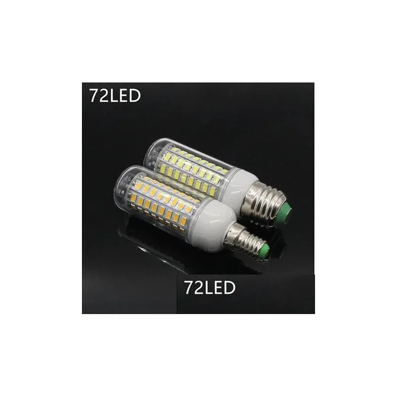 e27 e14 24w smd5730 led lamp 7w 12w 15w 18w 220v 110v corn lights led bulbs chandelier 36 48 56 69 72 leds