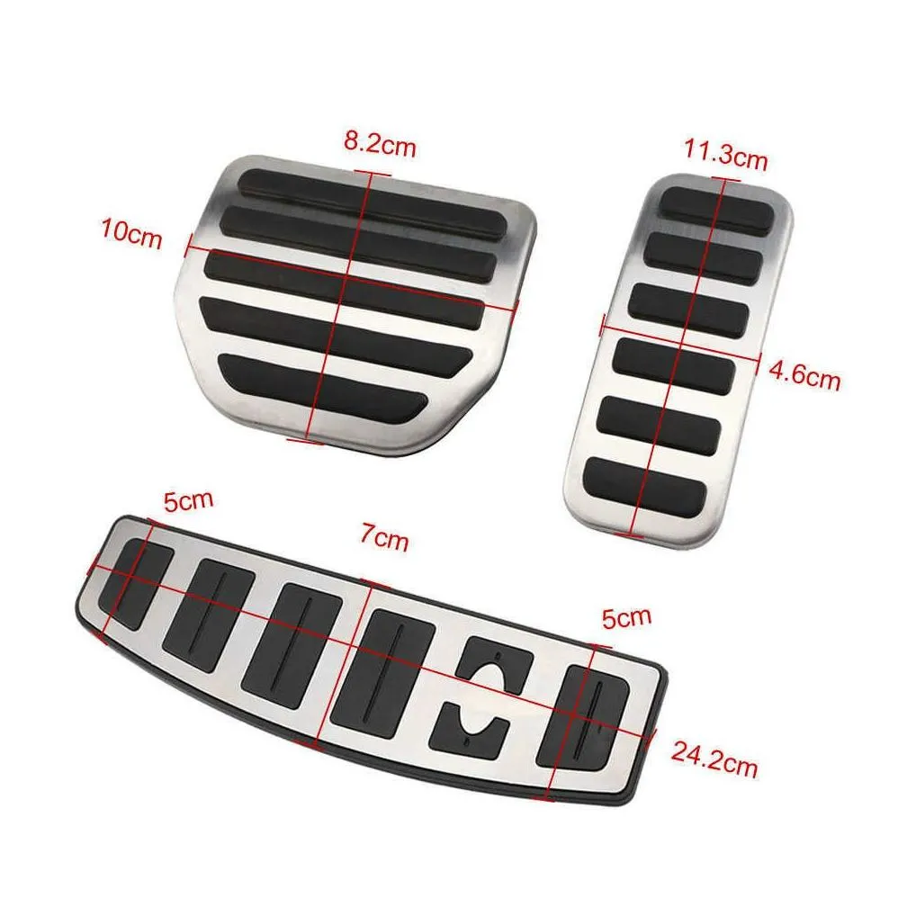 new car accessory pedals cover gas accelerator footrest modified pedal pad for  range rover sport discovery 3 4 lr3 lr4