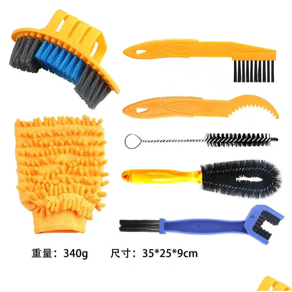 new bike cleaning kit bicycle cycling chain cleaner scrubber brushes mountain bike wash tool set bicycle repair tools accessories