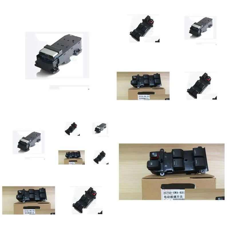 35750-swa-k01 power window master control switch for 2007-2011 honda cr-v crv