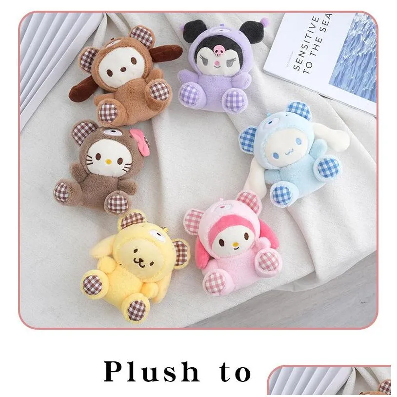 Stuffed & Plush Animals Cute Komi P Doll 4 Inch Claw Wholesale Cartoon Bag Pendant Drop Delivery Toys Gifts Stuffed Animals Plush Dh4Za