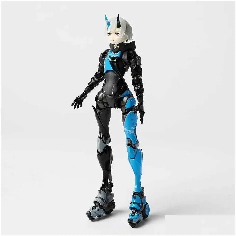 Action & Toy Figures Action Toy Figures Shojo-Hatsudoki Motored Cyborg Runner Ssx 155 Techno Azur Figure Hand Made Peripherals Collect Otgbw