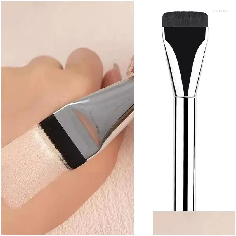 makeup brushes karsyngirl 1pcs ultra thin foundation brush lightweight and face contour flat blending