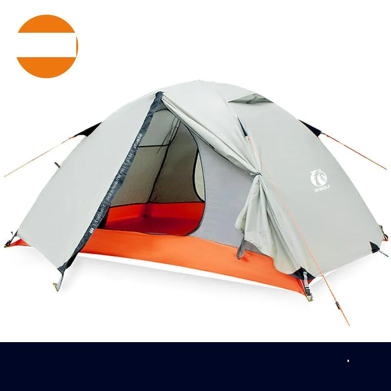 outdoor tent camping full shelter lightweight mountaineering aluminum pole tent camp travel beach lightweight camping