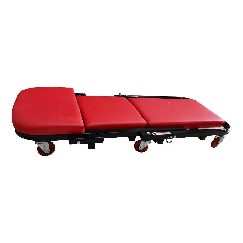 car detailing foldable z shape creeper seat rolling deck chair auto mechanic work stool