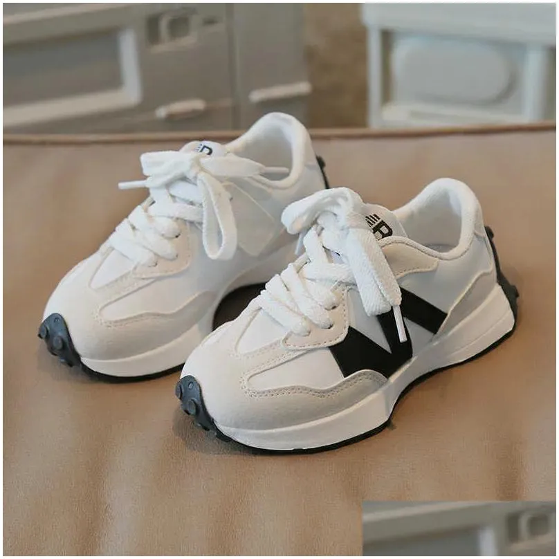 Sneakers Kids Girls Boys Casual Children Spring Autumn Drop Delivery Dhk4Y