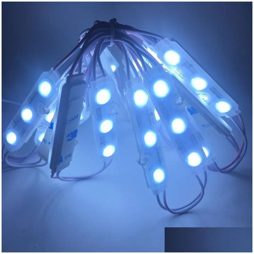 super bright 5630 led module light advertising lamp 1.5w 3 leds sign backlights 12v ip68 waterproof cool white red blue