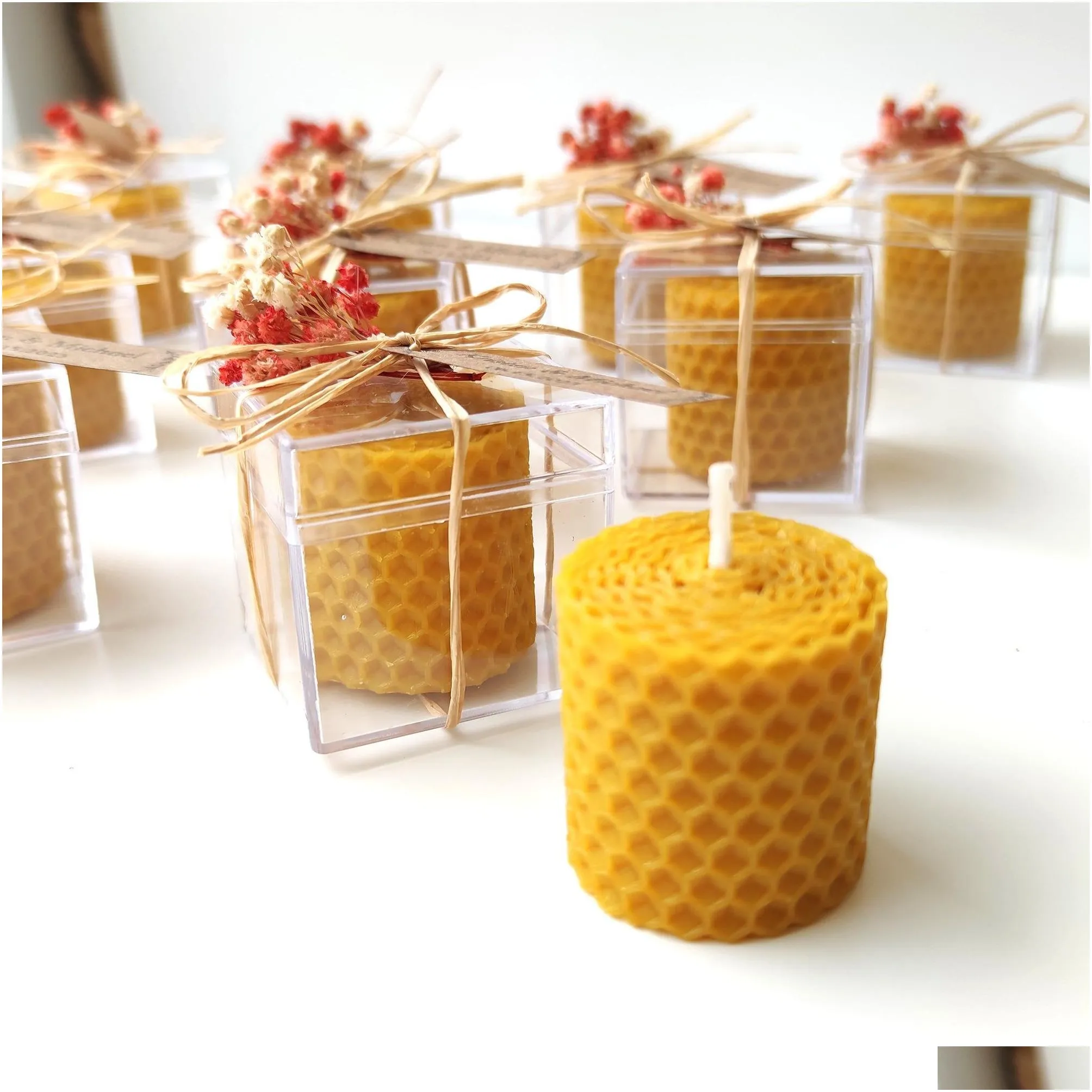 Candles Wedding Candle Favors Natural Gift For Beex Birthday Favor Anniversary Gifts Bridal Shower Drop Delivery Home Garden Home Deco Otcfe