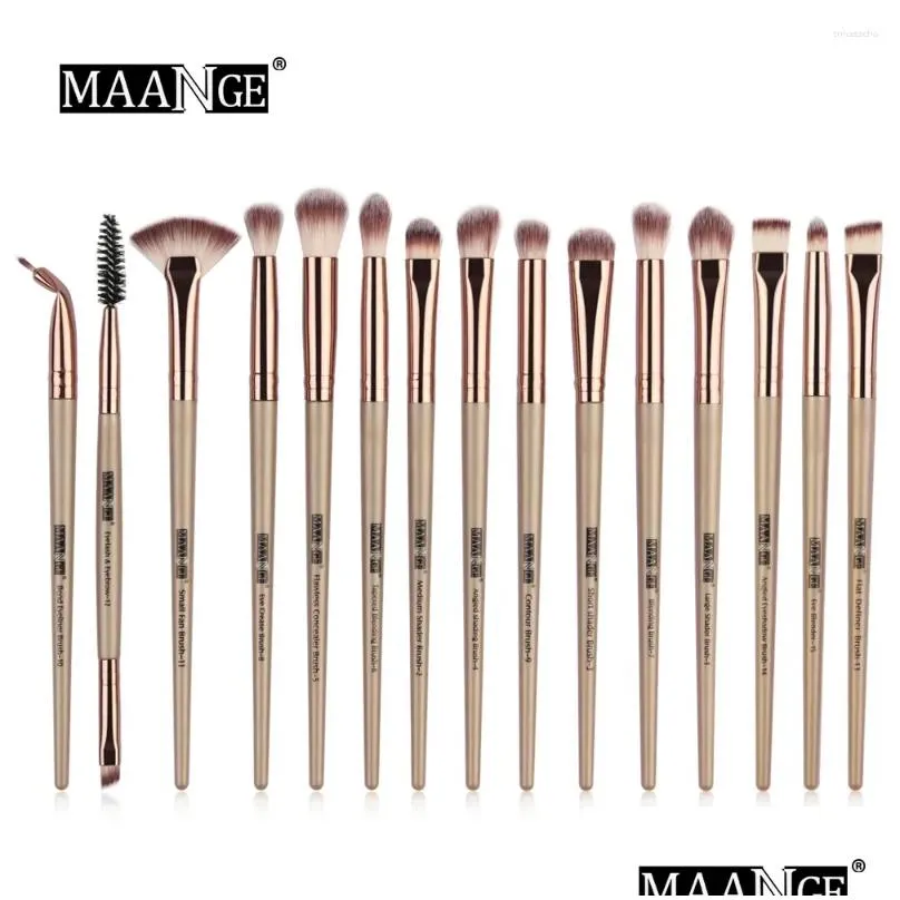 makeup brushes synthetic bristles eye shadow brush long-lasting tools eyelash easy to use soft essentials