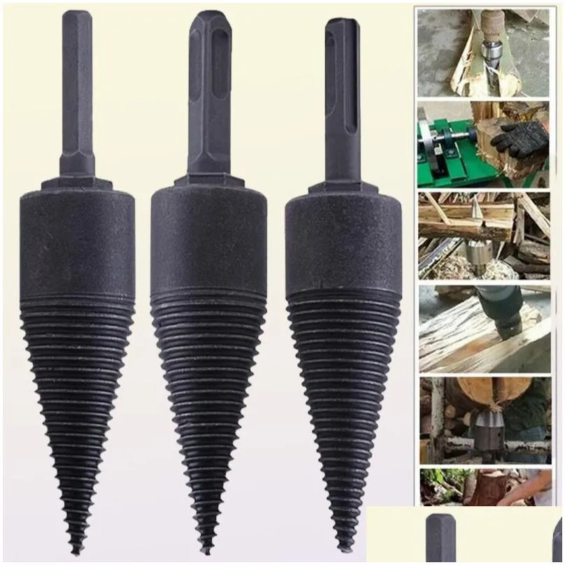 professional drill bits economical hexagonalsquareround shank firewood bit chop wood splitter screw splitting reamer tool ds993596286