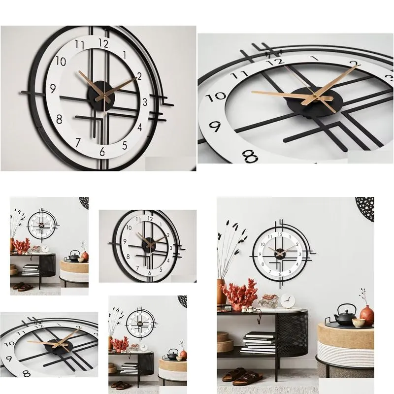 Wall Clocks Large Wall Clock Unique Clocks For Modern Numbers Livingroom Drop Delivery Home Garden Home Decor Clocks Ot1Aq