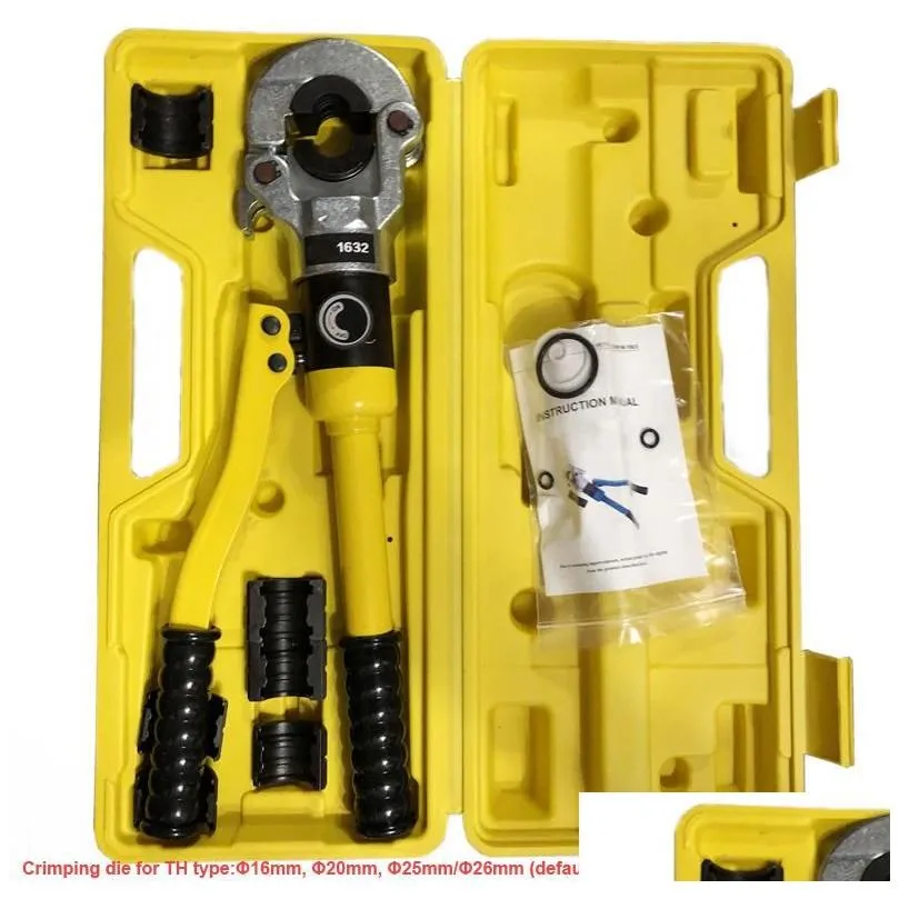 power tool sets pex pipe tube th mold 16 20 26 32 crimping 1632 floor heating plumbing pressure clamp 10t273o