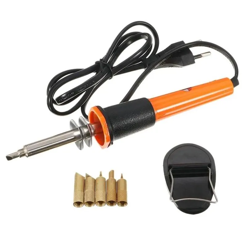 hand & power tool accessories 110v/220v 30w electric soldering iron pen wood burning set pencil burner with tips and eu plug