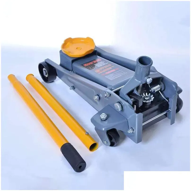 3 ton light single pump hydraulic horizontal jack for car repair lifting tools