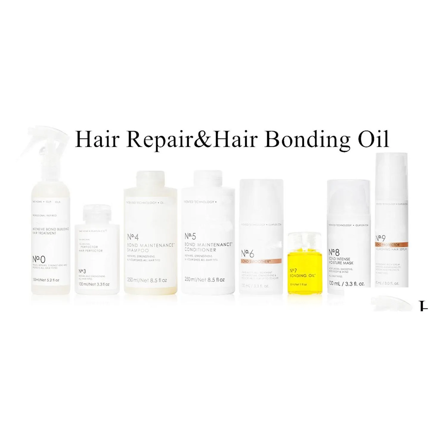 hair care shampoo conditioner olaplx no.1/2/3/4/5/6/7 hair repairing smoother bonding oil